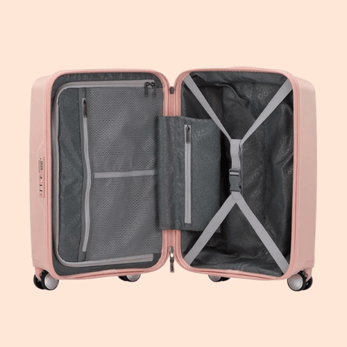 Vali Nhựa Cứng Họa Tiết Kim Cương 3D Du Lịch Khóa Số TSA Vali