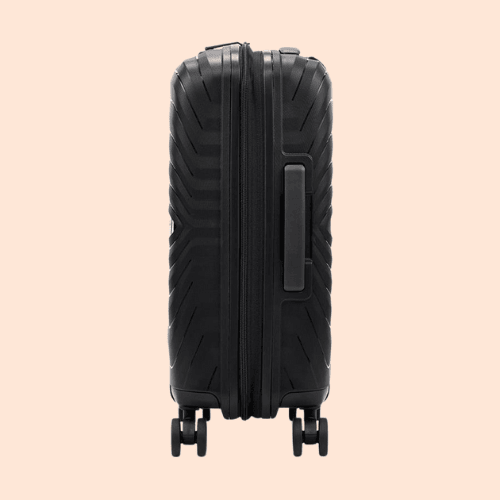 Vali Nhựa Cứng Vân Sóng Ziczac Chống Xước Du Lịch Bánh Xe Kép Vali