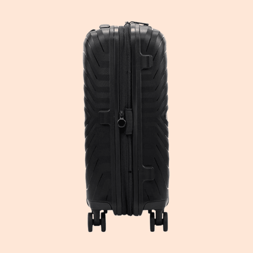 Vali Nhựa Cứng Vân Sóng Ziczac Chống Xước Du Lịch Bánh Xe Kép Vali