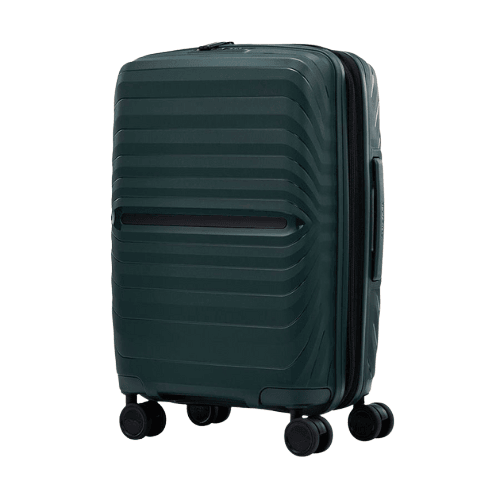 Vali Nhựa Cứng Vân Sóng Ziczac Chống Xước Du Lịch Bánh Xe Kép Vali