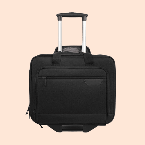 Vali Vải Dù Màu Đen Chống Thấm Nước Công Tác Khóa Số TSA Vali