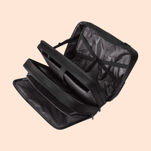 Vali Vải Dù Màu Đen Chống Thấm Nước Công Tác Khóa Số TSA Vali