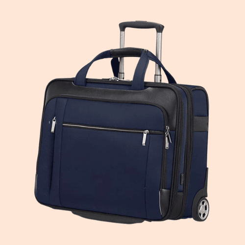 Vali Vải Polyester Chống Bám Bụi Công Tác Ngăn Laptop Khóa TSA Vali