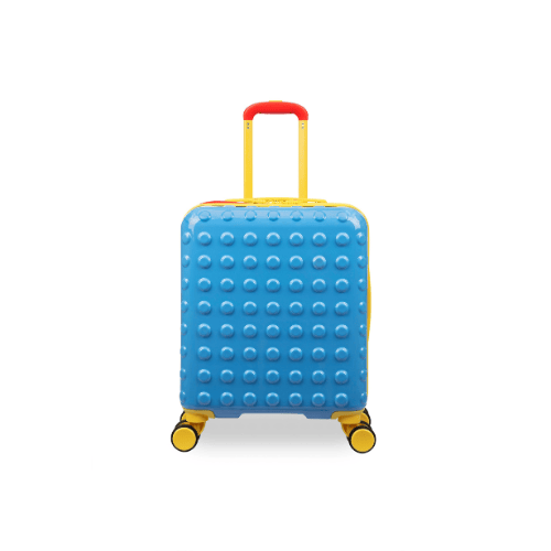 Vali Trẻ Em Ngồi Được Hình Khối Lego Du Lịch Combo Túi Phụ Vali