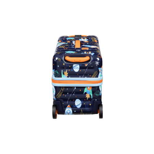 Bộ Vali Kéo Trẻ Em Vân Tròn Nổi 3D Du Lịch Kèm Cốp Phụ Vali