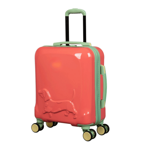 Vali Kéo Nhỏ Gọn Dachshund & Dấu Chân Thú Cưng Cho Trẻ Em và Du Lịch